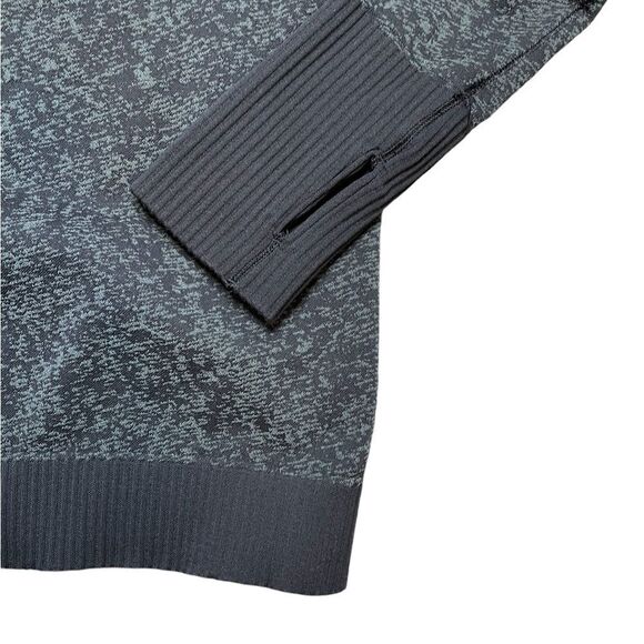 LULULEMON Rest Less Half Zip Black / Dark Cast Size 8 - Picture 13 of 15